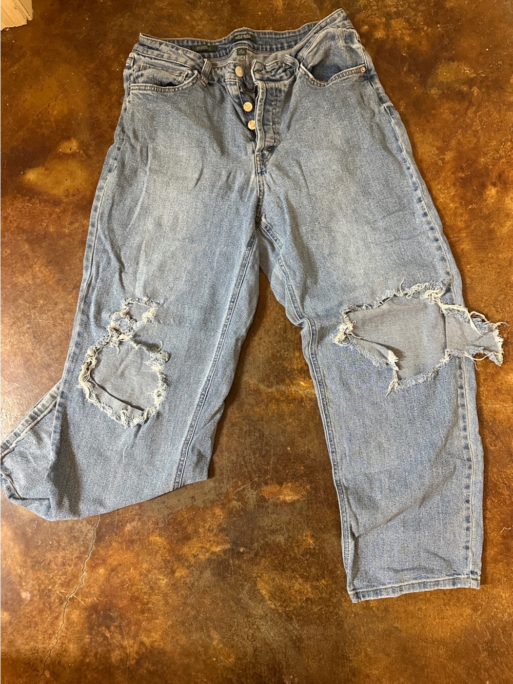 wild fable Distressed High-Rise Light Blue Jeans